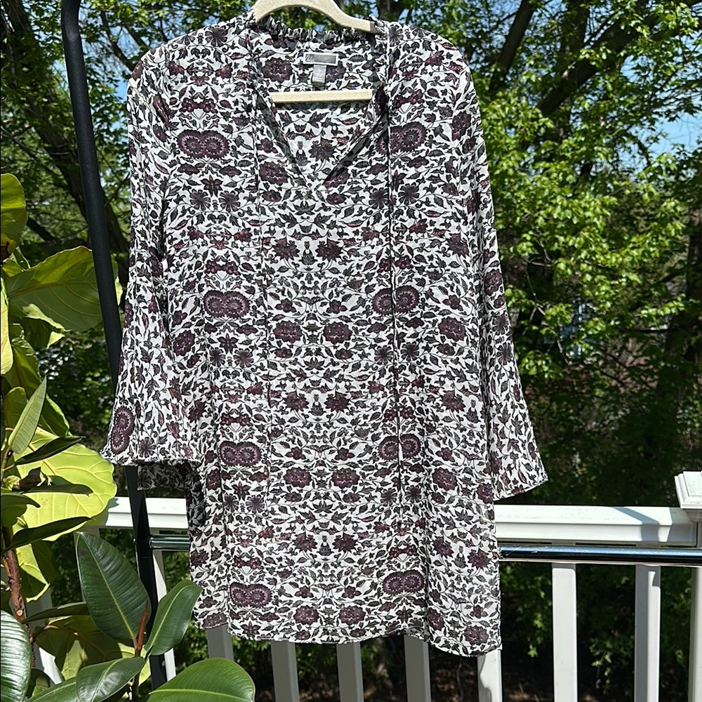 Floral Bell Sleeve Dress